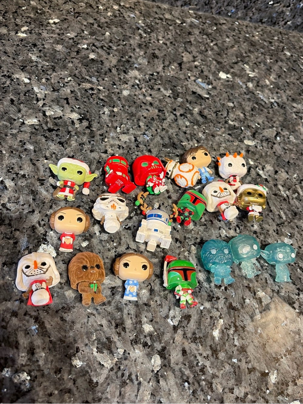 FUNKO pocket Pop Star Wars Mini Figures Christmas Advent Calendar Lot Of 19